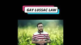 Gay Lussac's Law | GPAT | NIPER | PHARMACIST | DI | #shorts
