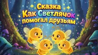 КАК СВЕТЛЯЧОК ПОМОГАЛ ДРУЗЬЯМ / СКАЗКА НА НОЧЬ / ЗАСЫПАЙКА