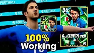 Trick To Get 107 Rated Alessandro Del Piero |eFootball 2026 Mobile |100% Working Trick In Epic Italy