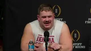 Mike Katic, Justice Ellison, Kurtis Rourke react to Indiana's first round CFP loss to Notre Dame