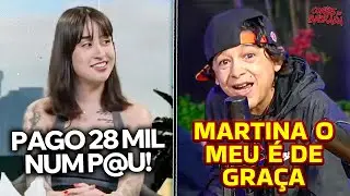 RONALDINHO PERDE A LINHA VENDO VÍDEO DA MARTINA