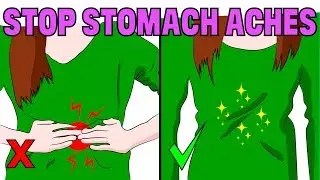 How to stop  stomach ache pain naturally and fast