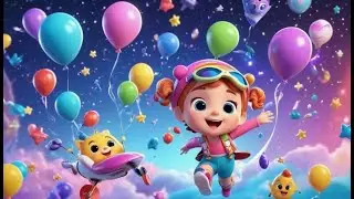 Roro Rocket Zooms Fast | Exciting Space Rhyme for Toddlers | Fun Zooming Song for Kids