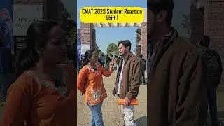 CMAT 2025 Student Reaction ✅ #cmat2025