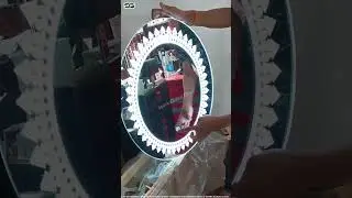 24x18 Inch Oval LED Bathroom Mirror by Spark Global Glass  | @sparkglobalglass