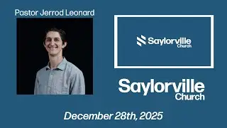 Sunday Morning Services - December 28th, 2025
