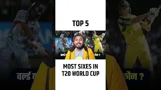 Top 5 Sixer Kings of T20 World Cup! 💥🔥 Most Sixes in T20 WC History