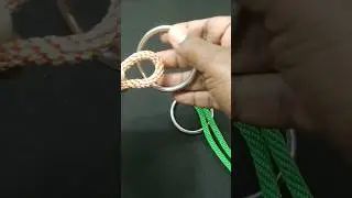 Connecting Rope Ring knots #shorts #rope #knot
