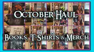 BOOK, T-SHIRT & HALLOWEEN MERCH HAUL (R.L. Stine Buffy BeetleJuice, Point Horror Sylvanian Families)