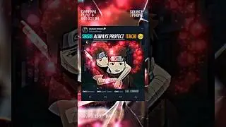 ❤️&zwj;🩹 SHISUI ALWAYS PROTECT ITACHI 🥹 #shisui #itachi #narutoshippuden #animeshorts