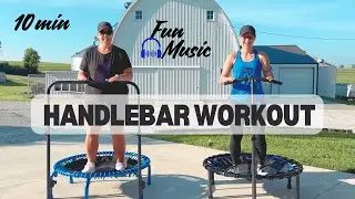 10 Minute Gentle Rebounder Workout for Lymphatic Drainage | Mini Trampoline + Oldies Music