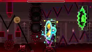 GEOMETRY DASH //dark hell // IMPOSSIBLE DEMON by: me :D UNFINISHED LAYOUT