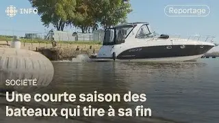 Les plaisanciers affect&eacute;s par le faible niveau d&rsquo;eau au Canada
