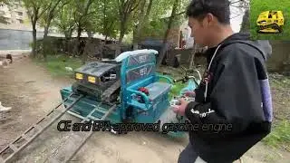 CE EPA Euro 5 gasoline engine 200 meters long distance remote controlled brush mower for slopes