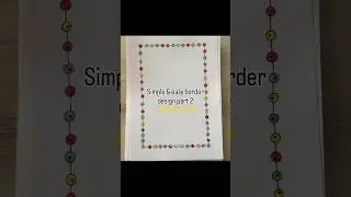 simple easy border design part 2 ✨✨✨#viral #trending #boost