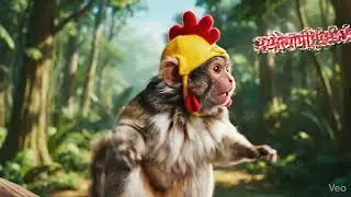 😂🐵 बंदर बना मुर्गी | Funny Kids Cartoon | 15 Sec Comedy