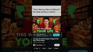 Rich and Still Trapped? #learningmotivation #sucess #money #motivation #dhruvrathee #secrets #trap