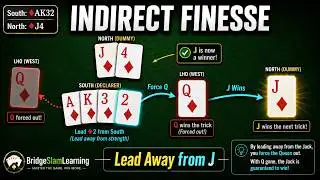 Bridge Slam Learning (18) - Indirect Finesse #cardsgame