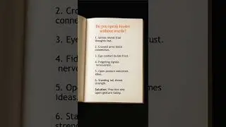 6 Surprising Ways Body Language Beats Words  #viral #bodylanguage #selfcare #motivation