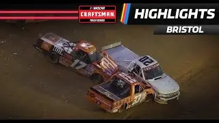 Massey starts pileup in Truck race at Bristol Dirt