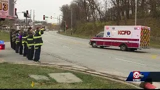 KCFD pays respects to communication specialist/paramedic who died from COVID-19