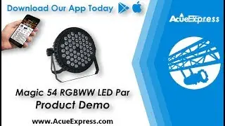 Acue Express | Magic 54 RGB,WW | LED Stage Par Light