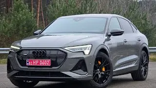Audi E-tron Sportback S-linex2 55 black edition 2022 року 48тис.км з Німеччини в Україні продаж