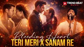 Bleeding Heart 💔 | teri meri &times; sanam re | sad love mashup | trend beat music 