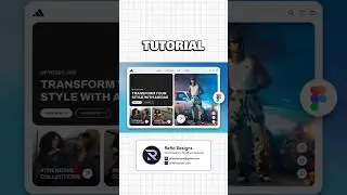 Дизайн пользовательского интерфейса веб-сайта Adidas в Figma | Анимация в Figma | Учебник по Figm...