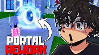 ATUALIZOU!! USEI A NOVA PORTAL REWORK EM PVP NO BLOX FRUITS JUNTO COM A DARK BLADE🔥