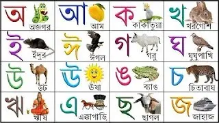 Bangla bornomala || Saravana o Banjonvana _ অআইঈউঊএঐওঔ _ কখগঘঙ। #education #chuchu #gk . 
