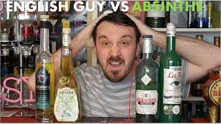 English Guy Tries 4 DIFFERENT ABSINTHES REVIEW | Absinthe challenge | New Years Eve