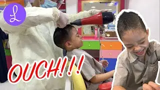 FIRST SALON HAIRCUT AFTER LOCKDOWN