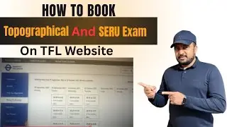 How to Book PCO Drivers Test 2025 | How to Book Topographical and SERU Exam on TFL Website,TFL exams
