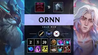 Ornn Mid vs Viktor - KR Diamond Patch 25.06
