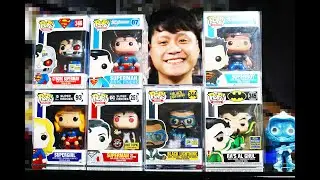 EPIC $500 FUNKO POP UNBOXING: BLACK LIGHTNING & CYBORG SUPERMAN  Haul + REVIEW!!