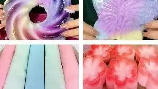 Asmr | Colorful Foam Ice Eating Sounds [Duo: sungirl & a523] Compilation #2 *REQUESTED*