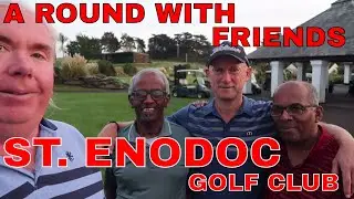 A ROUND WITH FRIENDS AT ST ENODOC GOLF CLUB CORNWALL