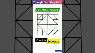 Triangle Counting Reasoning | Fast Triangle Counting Trick #mathstricks