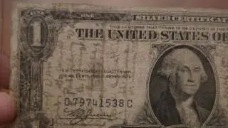 North Africa Short Snorter Silver Certificate Dollar