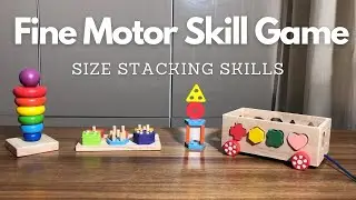 Wooden Shape Sorter Stacking Rings Baby Toys | Montessori Toys