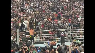 DIRTY DOM PINS BALOR AT WRESTLEMANIA 41 LIVE CROWD