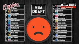 NBA Draft 2021 : le gros bilan… de ce qu’on a moins aimé !