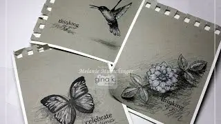 How to Create a Sketchbook Look with Stamps & Pencils: Shading Techniques