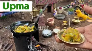 Miniature Yellow Upma Recipe | #upma #miniaturecooking