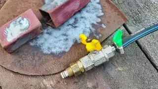 DIY SPARK PLUG IDEA !!! Nozzle for Sandblasting with Spark Plugs