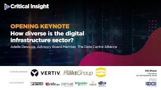 Opening Keynote: How diverse is the digital infrastructure sector?