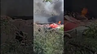🚨 Gujarat Air India Plane Crash Today | Shocking & Tragic Incident | Real Footage | #Shorts Today