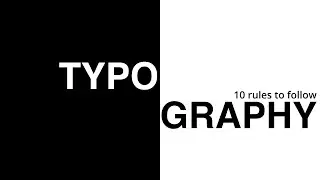 10 Typography rules to follow #typography #rules