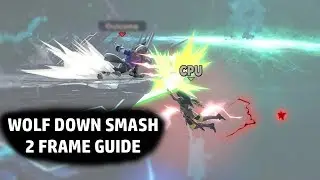 Wolf Down Smash 2 frame guide